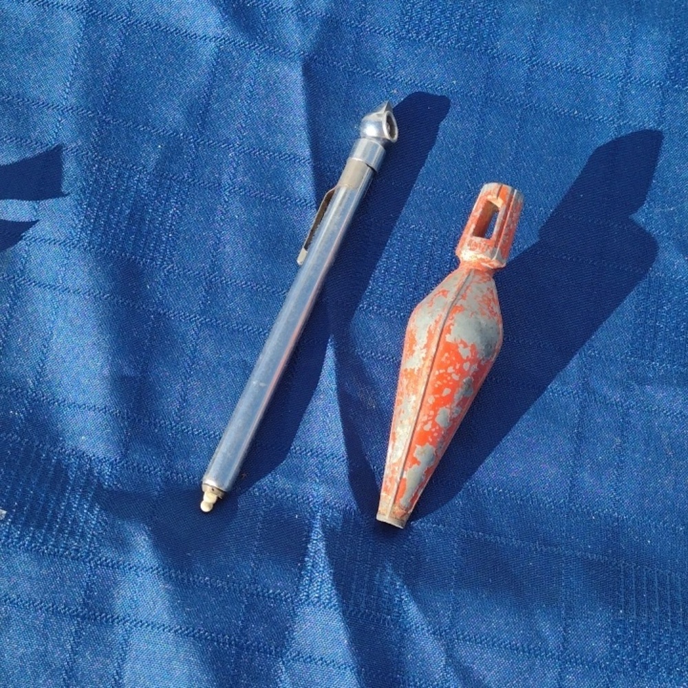 Plumb Bob&Tire Gauge
